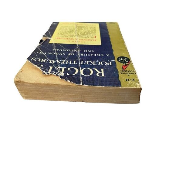 Rogets Pocket Thesaurus Pocket Books 1961 Paperback - Picture 4 of 13